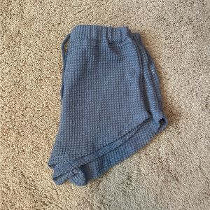blue lounge shorts